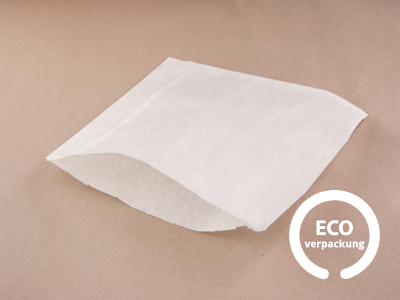 Bio-Papiertüte weiß 25,4 x 25,4 cm