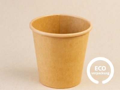 Bio-Papierbecher ECO CUP braun 200 ml (8 oz)