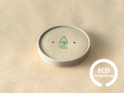 Bio-Papier-Deckel für Suppenschalen 98 mm
