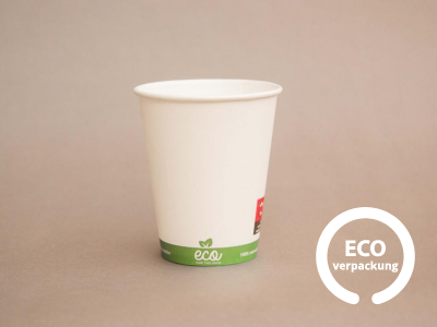 Bio Papierbecher ECO CUPS weiss 150 ml (6 oz)