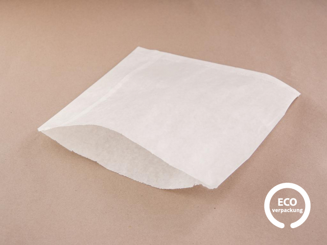 Bio-Papiertüte weiß 25,4 x 25,4 cm