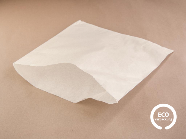 Bio-Papiertüte weiß 31,8 x 31,8 cm