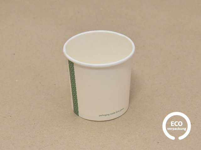Bio Papierschale für Suppe kompostierbar 295 ml (10 oz), Deckel erhältlich