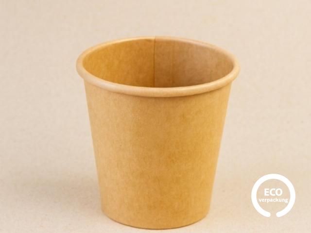Bio-Papierbecher ECO CUP braun 200 ml (8 oz)