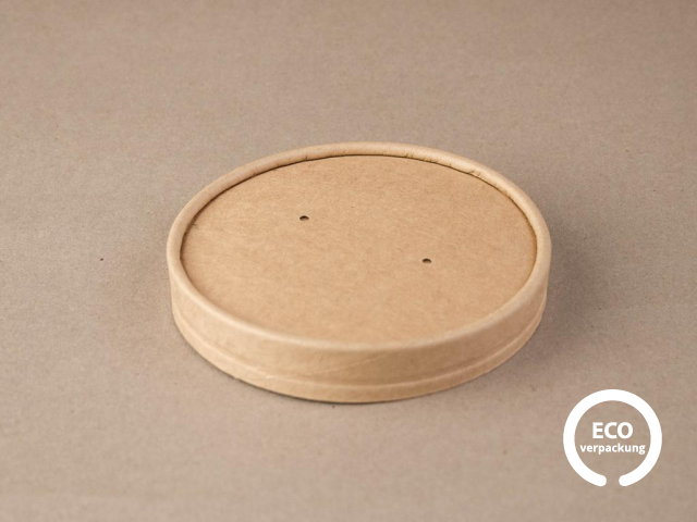 Bio-Papier-Deckel für Suppenschalen 98 mm