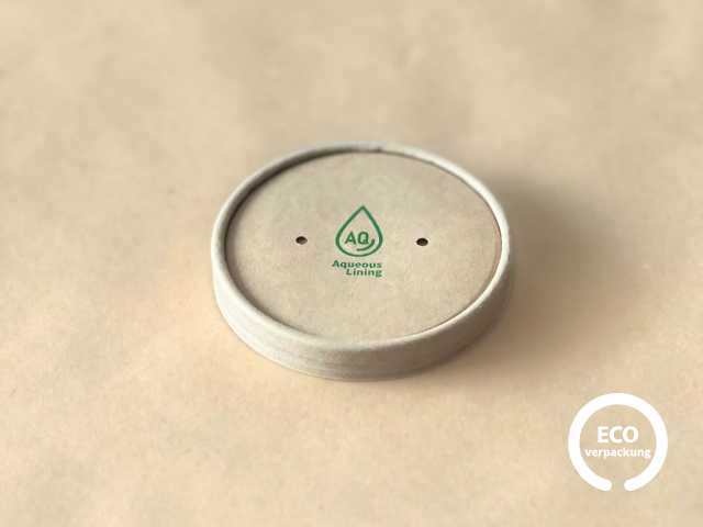 Bio-Papier-Deckel für Suppenschalen 98 mm