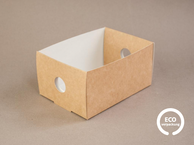 Bio Einlage 12,5 x 7,5 x 8 cm (für Bio-Box für Sandwiches)