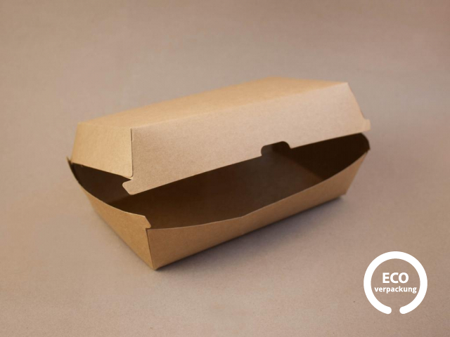 Papier Sandwich Box Größe S