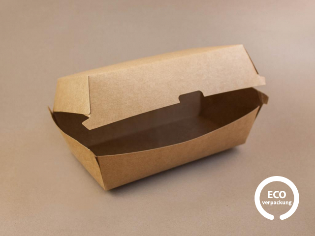 Papier Sandwich Box Größe M