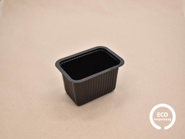 Siegelschüssel für Suppe, schwarz