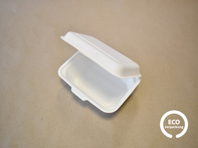 Menübox Snack aus Zuckerrohr ungeteilt 600 ml