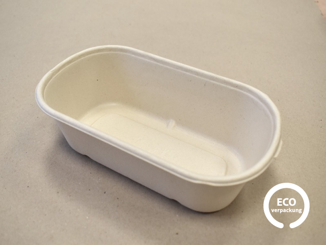 Dose aus Zuckerrohr 1000 ml, Deckel separat