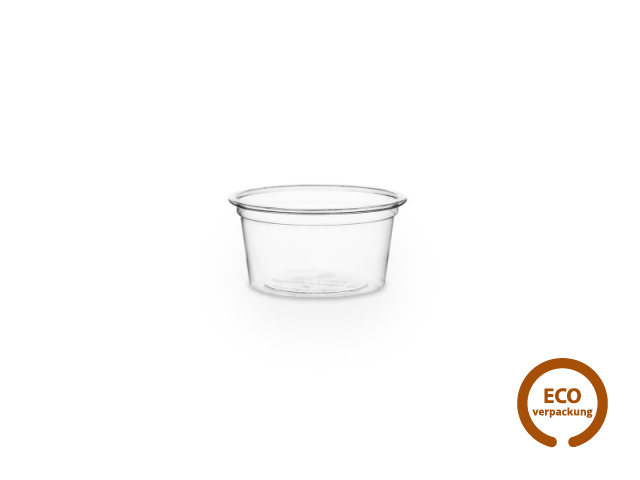 Bio PLA Portionsbecher DIP 14 ml (0,5 oz) + Deckel separat