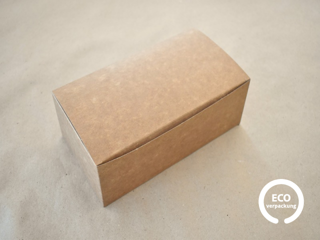 Braune Papierschachtel 22 x 12 x 7,5 cm